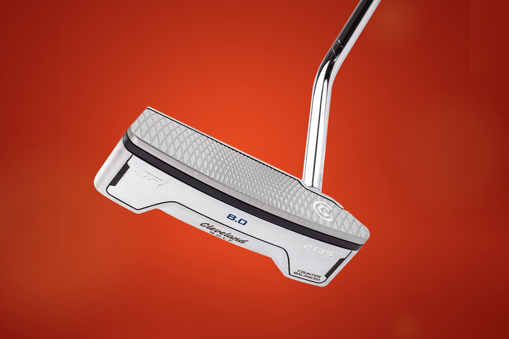 Cleveland tfi 2135 ii 8.0 cb satin golf putter Clearance